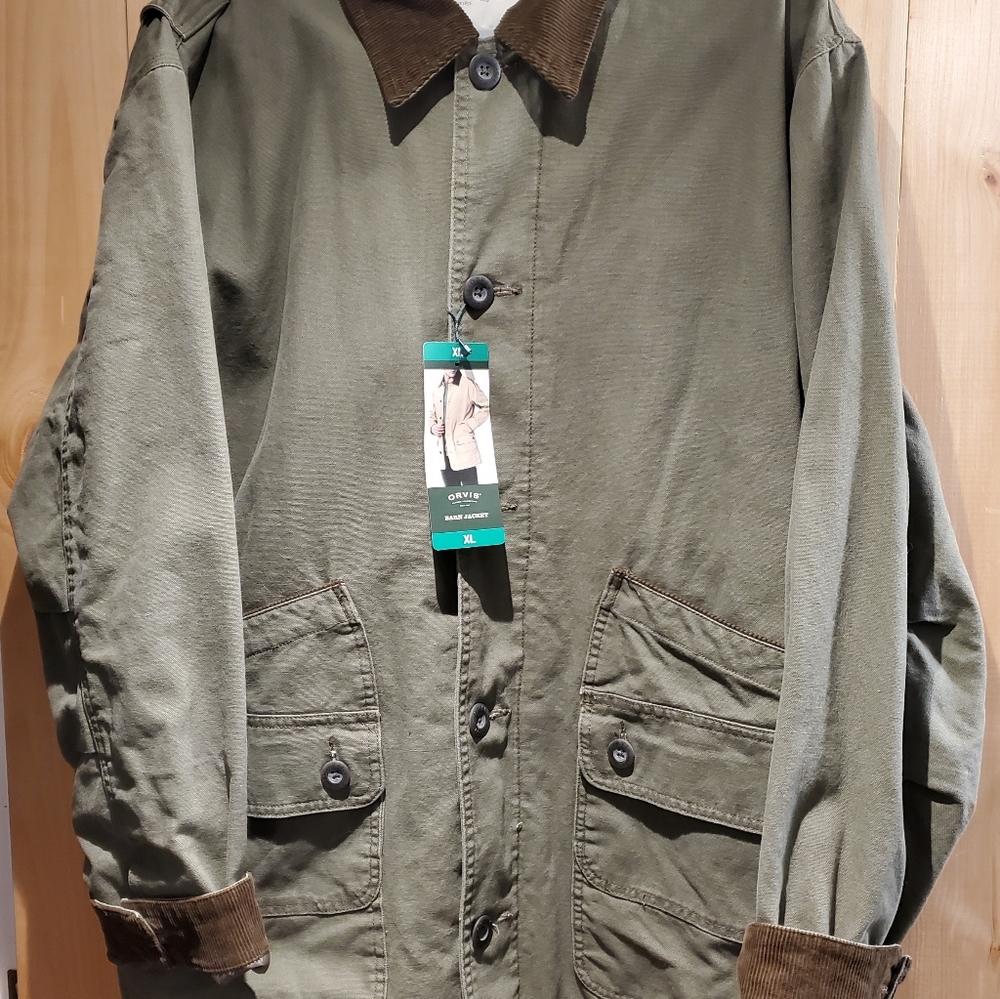 NWT MEN'S ORVIS BARN COAT SIZE XL